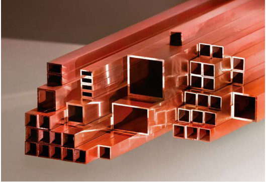 TP2 Rectangular Copper Pipe 1 Meter Square 10 Mil Insulated